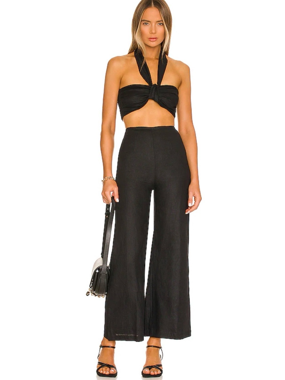 Never worn Faithful the Brand linen palazzo pants